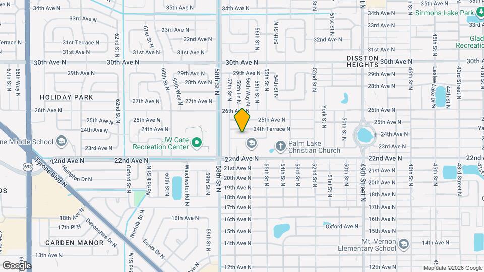 5635 24th Ave N Map and Location Details