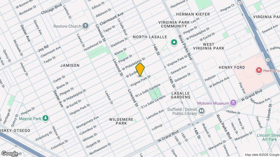 2454 Virginia Park St Map and Location Details