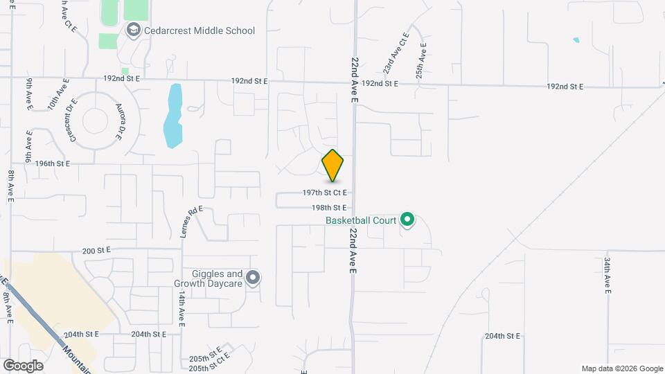 2107 197th St Ct E, Unit 21J Map and Location Details