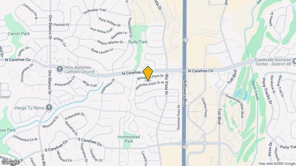 5522 Buckskin Pass Dr N Map and Location Details