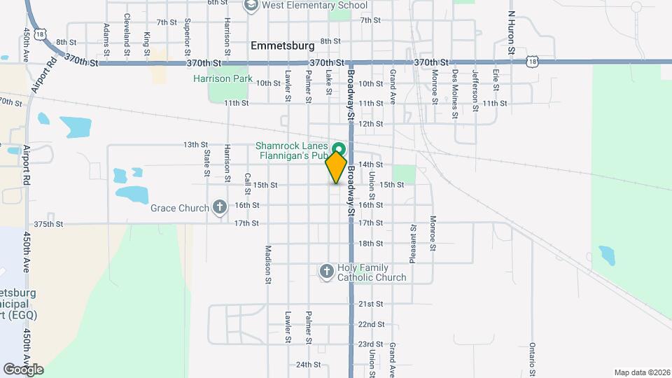 1502 Lake St Map and Location Details