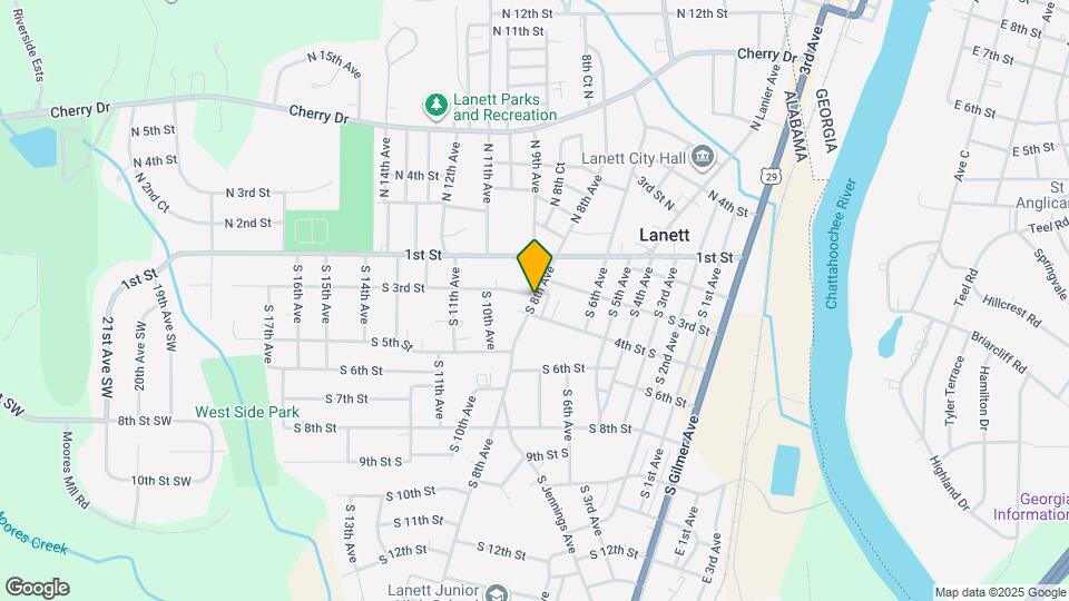 315 S 8th Ave Map and Location Details