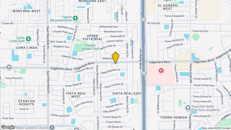 3313 Crown Hill Pl Map and Location Details