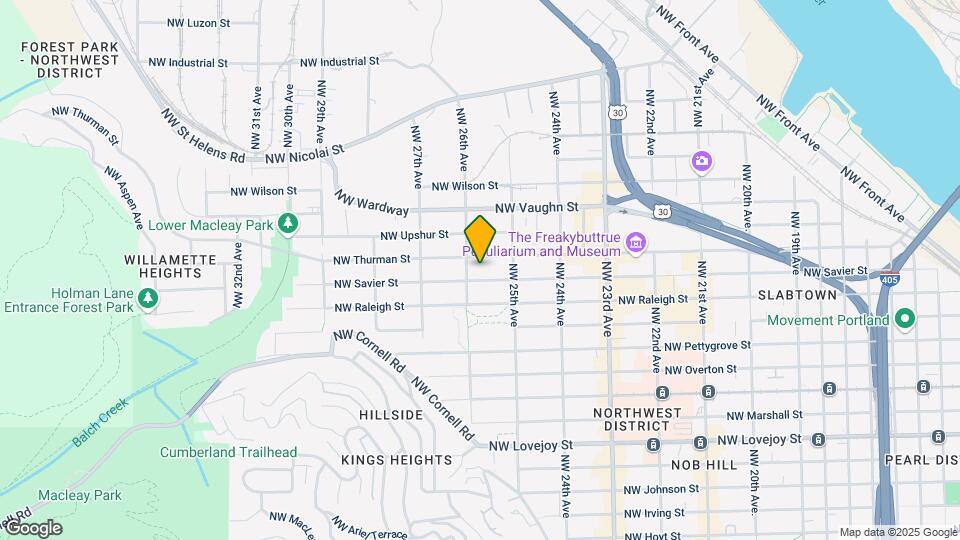 2555 NW Savier St Map and Location Details