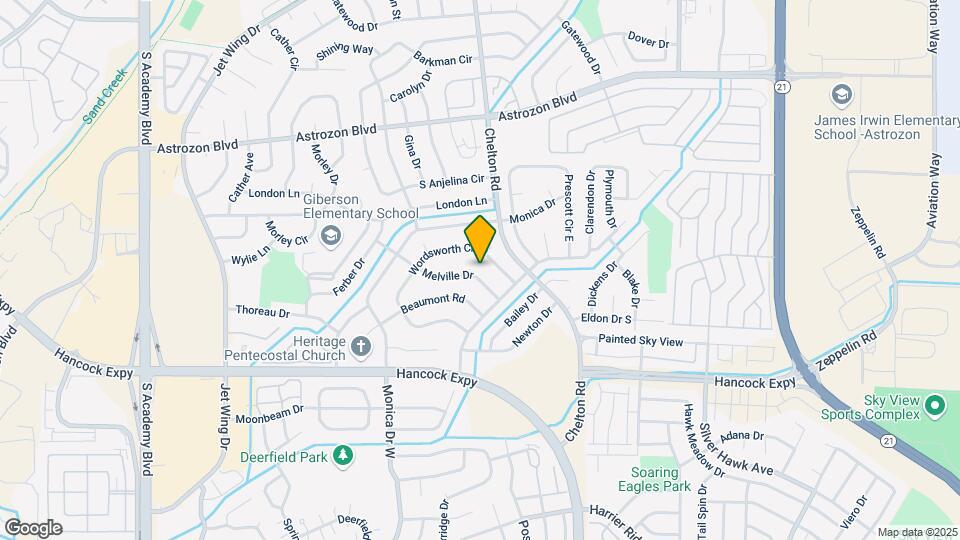 4530 Melville Dr Map and Location Details
