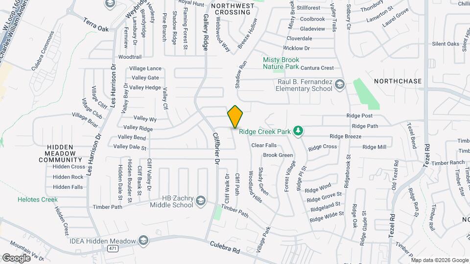 5930 Valley Wood Map and Location Details