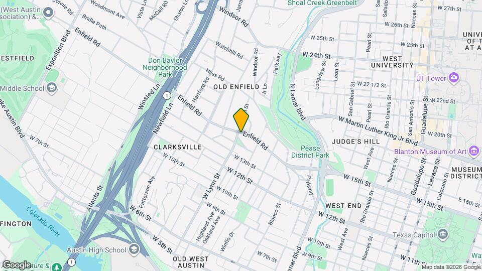 1519 Enfield Rd Map and Location Details