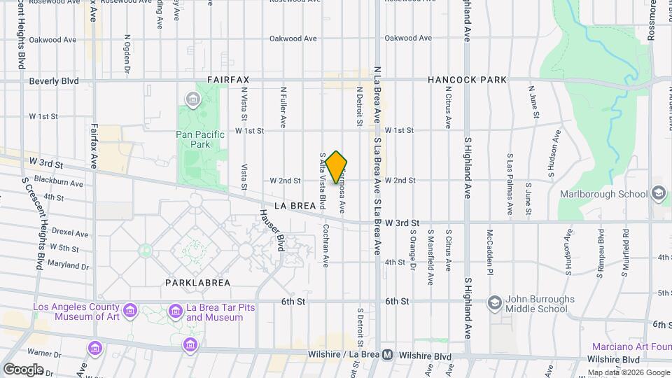 211 S Formosa Ave Map and Location Details