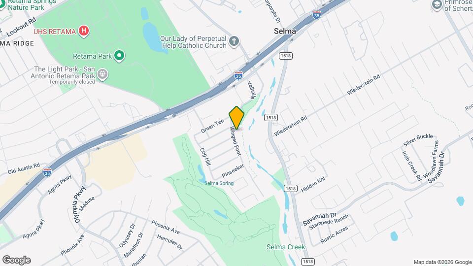 15306 Winged Foot Map and Location Details