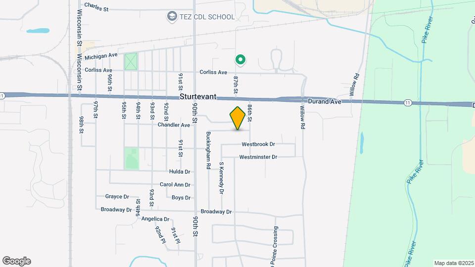 8617 Buckingham Dr Mapa y Detalles de la Ubicación