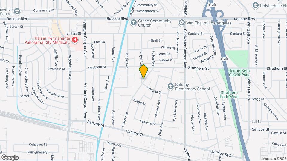 7911 Fulton Ave Map and Location Details