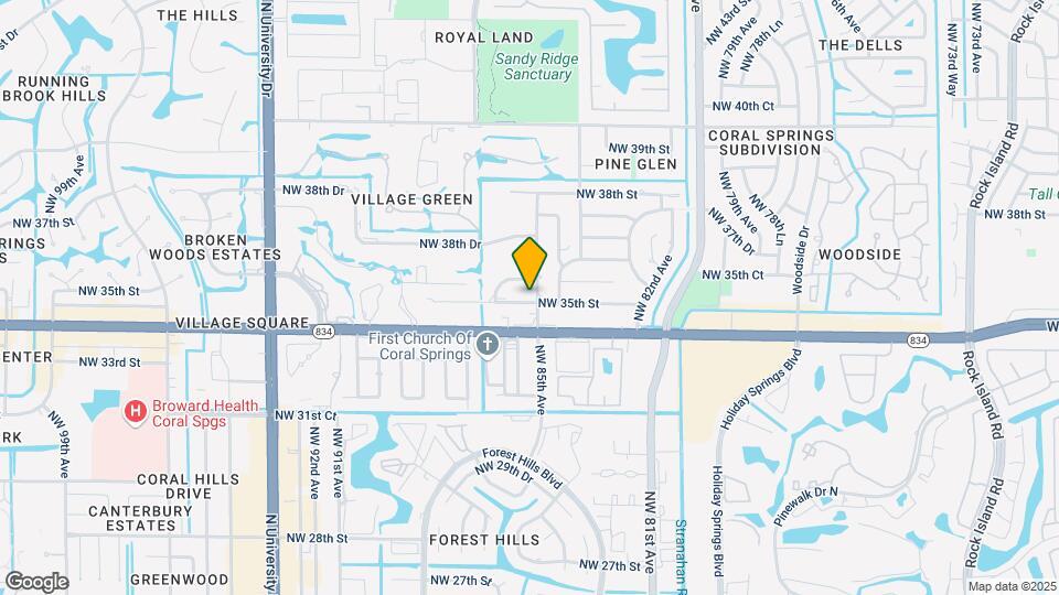8501 NW 35th St Map and Location Details