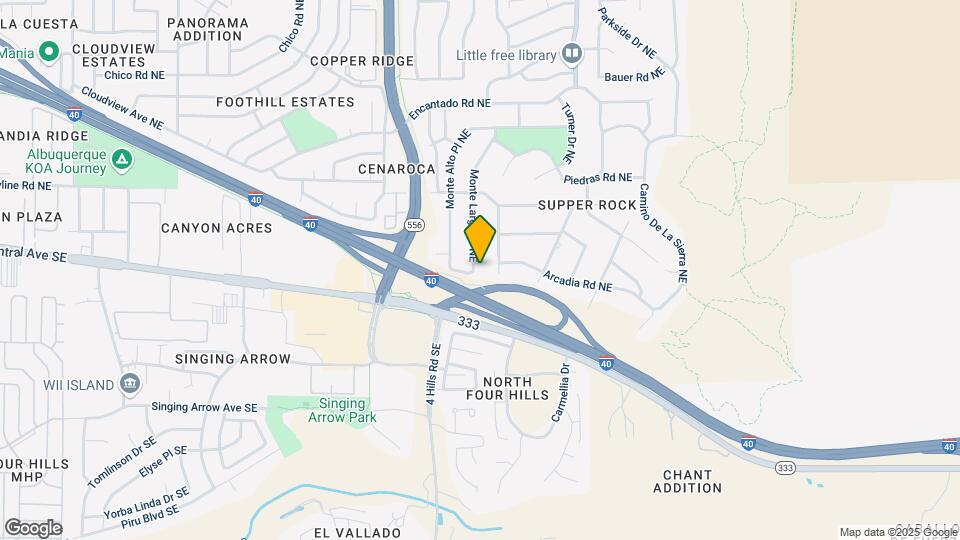 176 Monte Largo Dr NE Map and Location Details