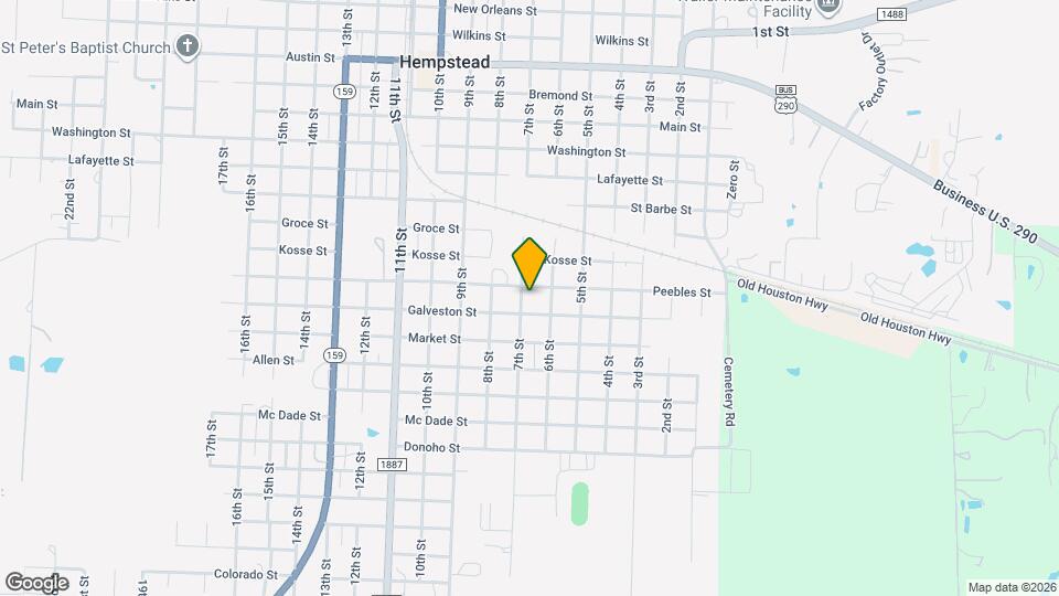 1610 7th St Map and Location Details