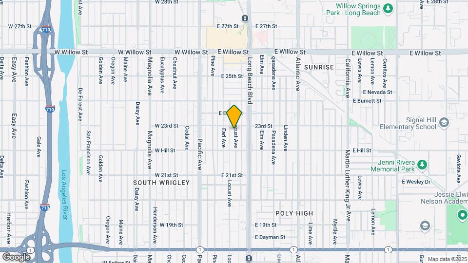 2277 Locust Ave Map and Location Details