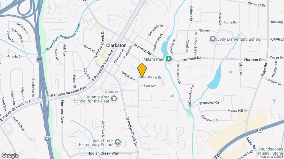 3743 Poplar Dr Map and Location Details