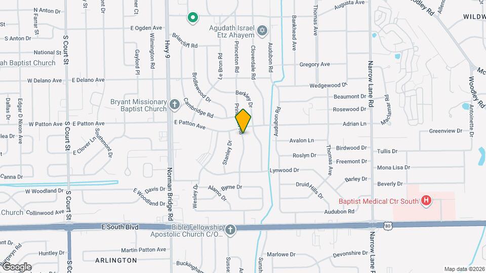 3708 Princeton Rd Map and Location Details
