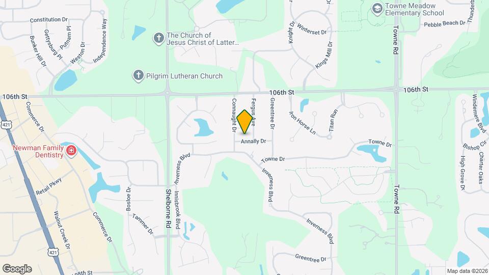 3316 Annally Dr Map and Location Details