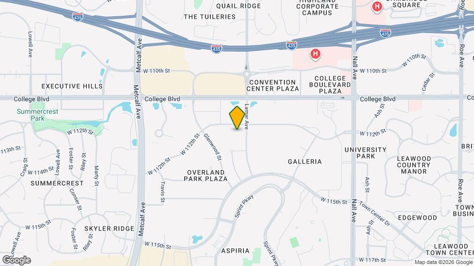 6554 West 112th Street Map and Location Details