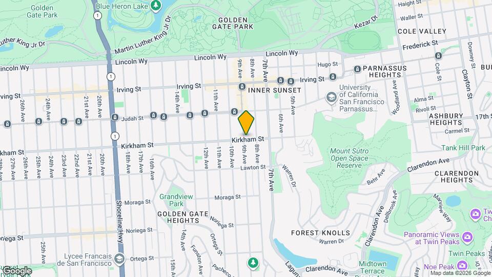 446 Kirkham St Map and Location Details