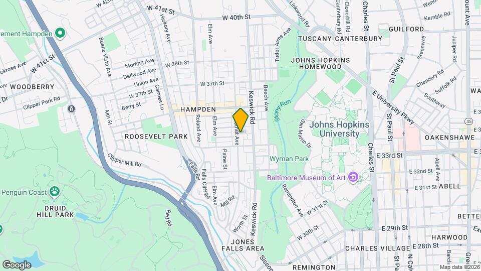 3429 Chestnut Ave Map and Location Details