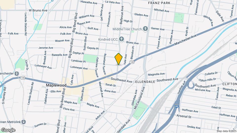 2604 Bellevue Ave Map and Location Details