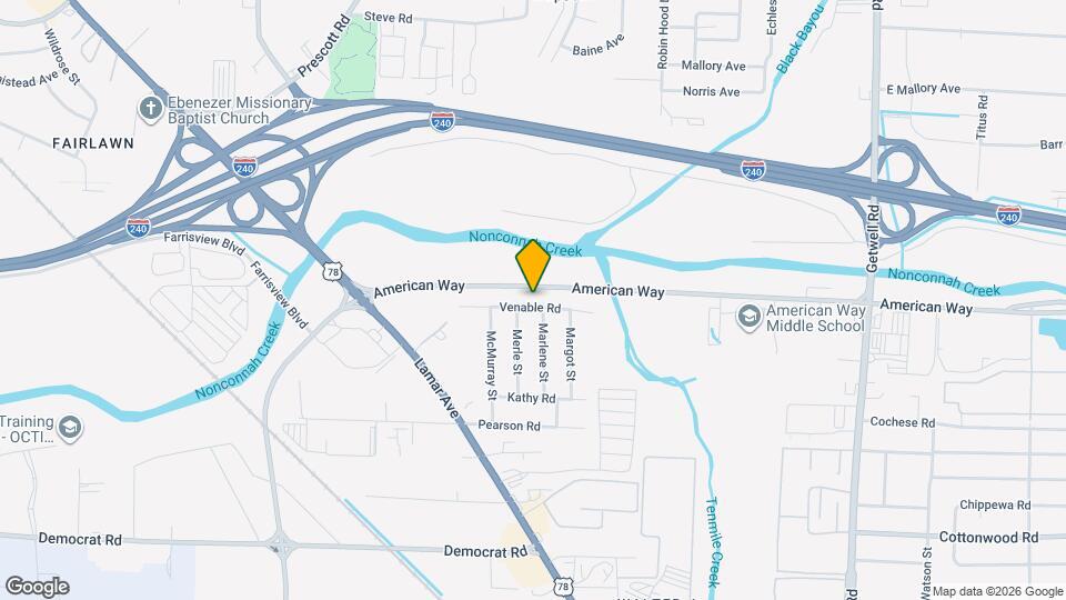 3568 Venable Rd Map and Location Details