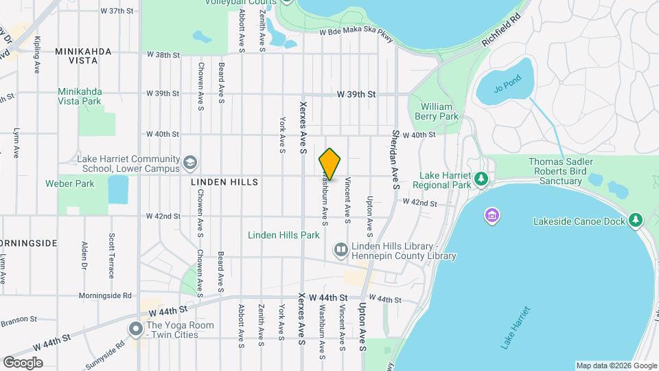 4109 Washburn Ave S Map and Location Details