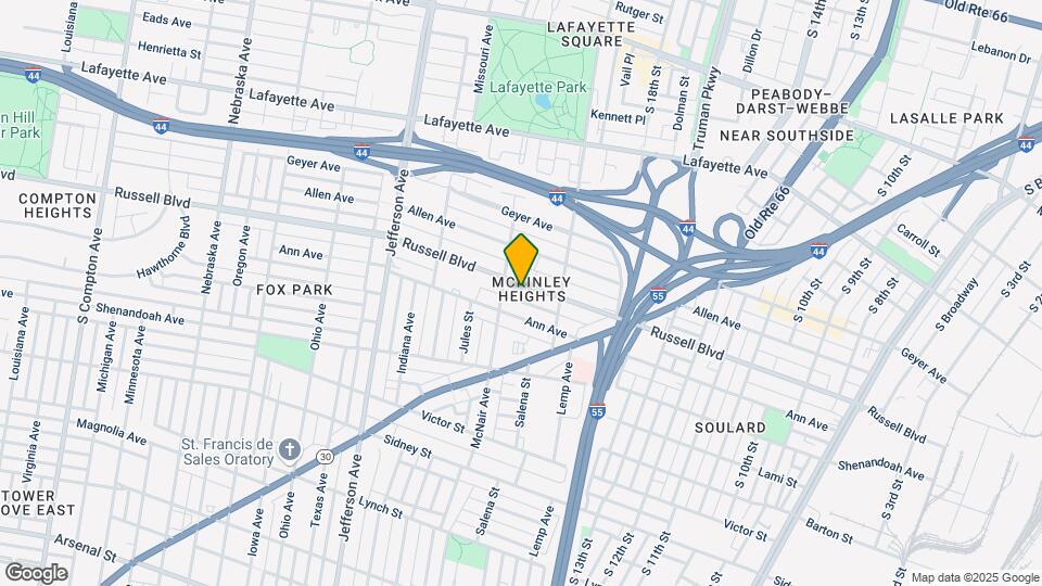 2042 Russell Blvd Map and Location Details