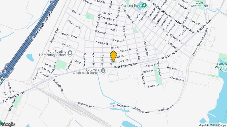 114 Larch St Mapa y Detalles de la Ubicación