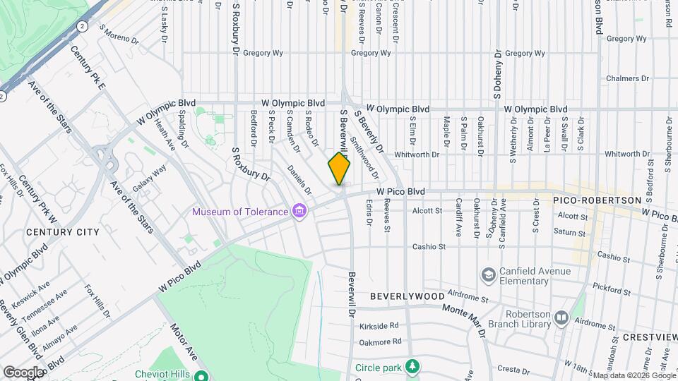 1278 S Camden Dr Map and Location Details