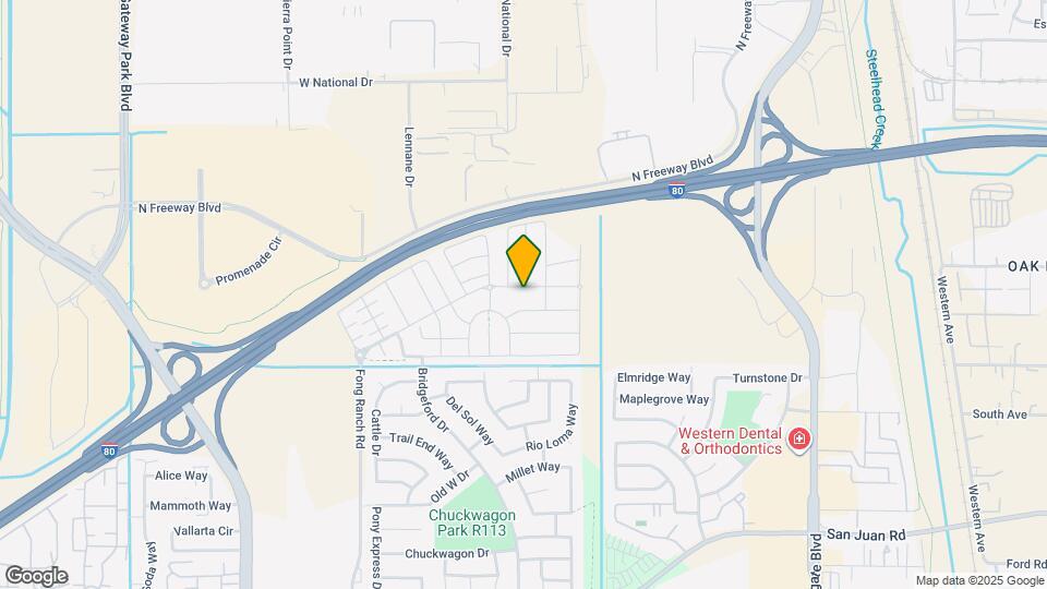 3818 Fong Ranch Rd Map and Location Details