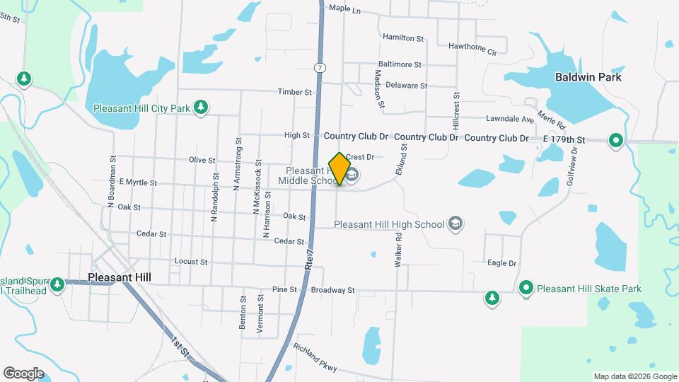 Apple Manor & Pleasant Mill Apartments and Nearby Pleasant Hill