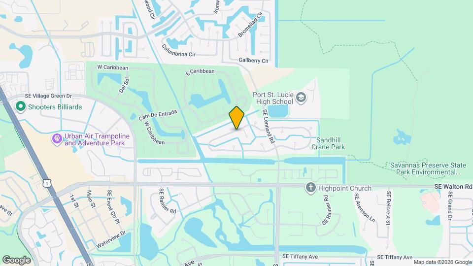2055 SE West Dunbrooke Cir Mapa y Detalles de la Ubicación
