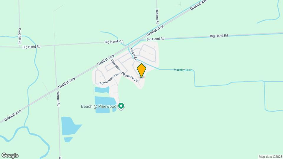 725 Oak Ln Mapa y Detalles de la Ubicación