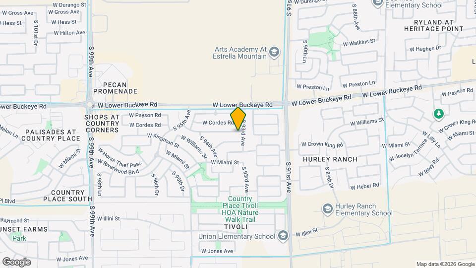 9315 W Williams St Mapa y Detalles de la Ubicación