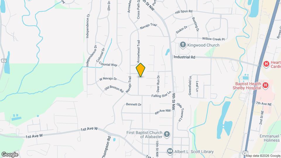 872 Burning-Tree Trail Map and Location Details