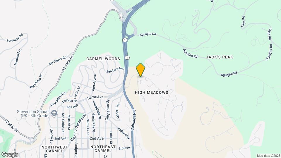 3600 High Meadow Dr Map and Location Details