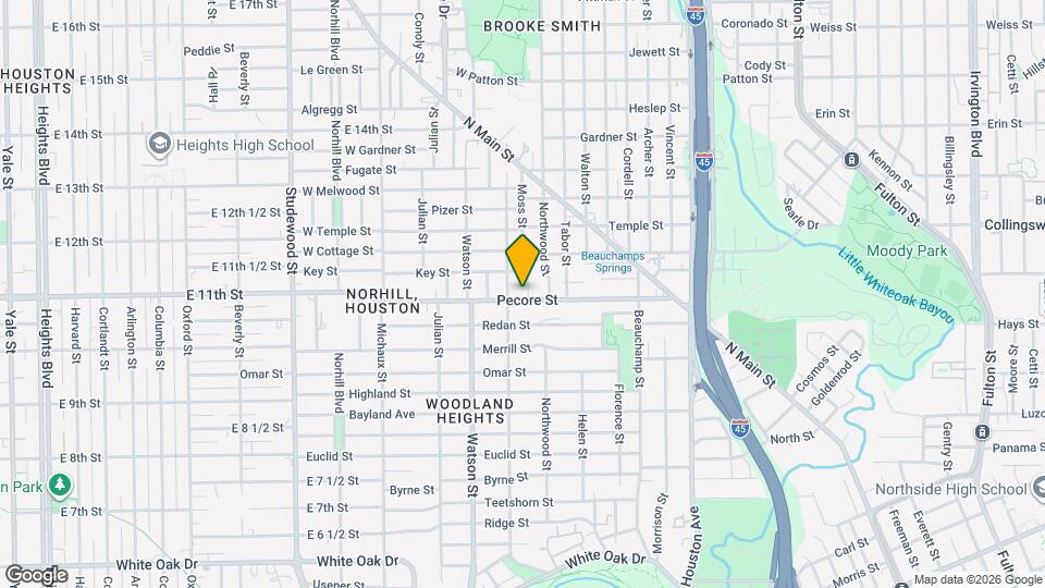 623 Pecore St Map and Location Details