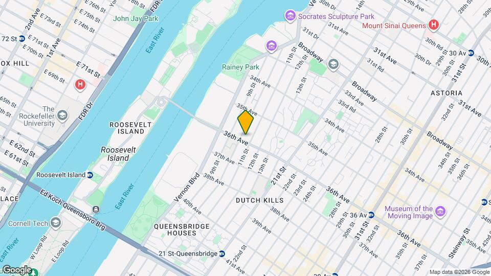 10-11-11 36th Ave, Unit 2 Mapa y Detalles de la Ubicación