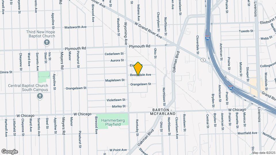8639 Beechdale Ave Map and Location Details