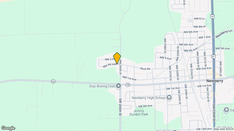 26613 NW 3rd Ave Map and Location Details