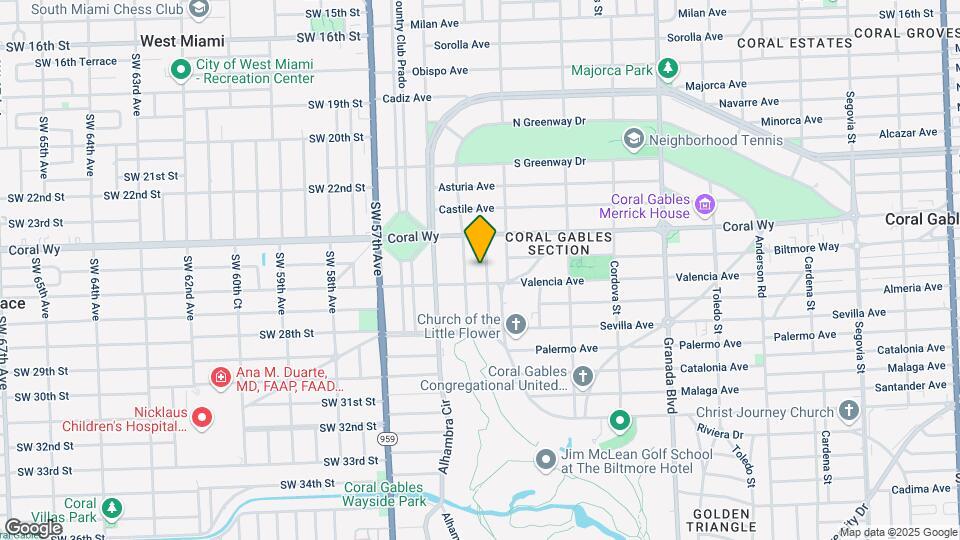 2516 San Domingo St Map and Location Details