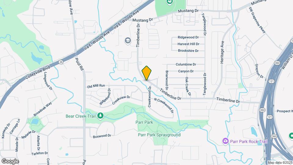 3109 Timberline Dr Map and Location Details