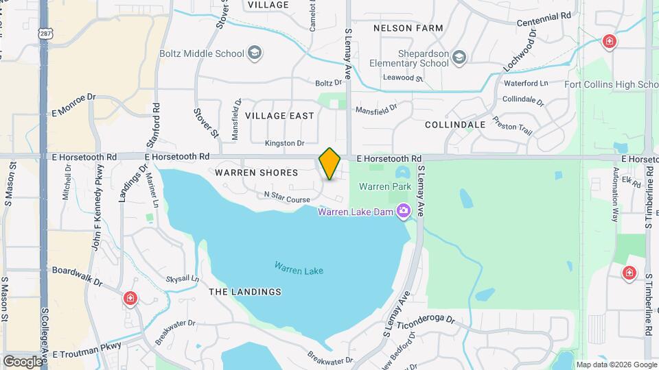 1037 Driftwood Dr Map and Location Details