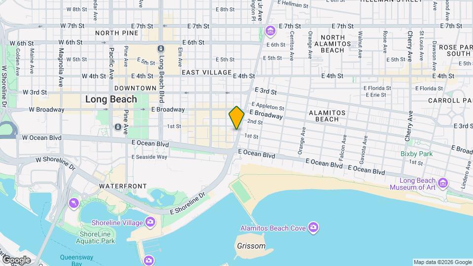 67 Alamitos Ave, Unit 10 Map and Location Details