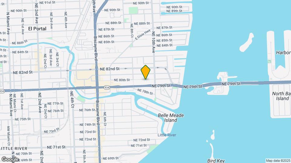 910 NE 80th St Map and Location Details