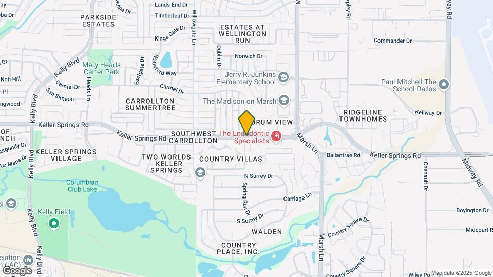 2800 Keller Springs Rd Mapa y Detalles de la Ubicación