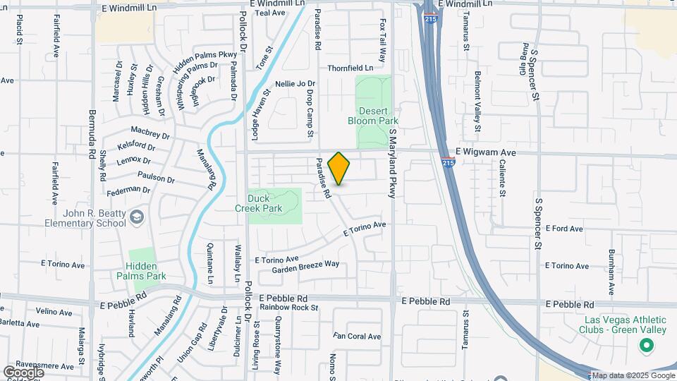 1058 Warm Canyon Way Map and Location Details