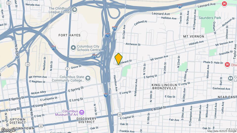 766 Mt Vernon Ave Map and Location Details
